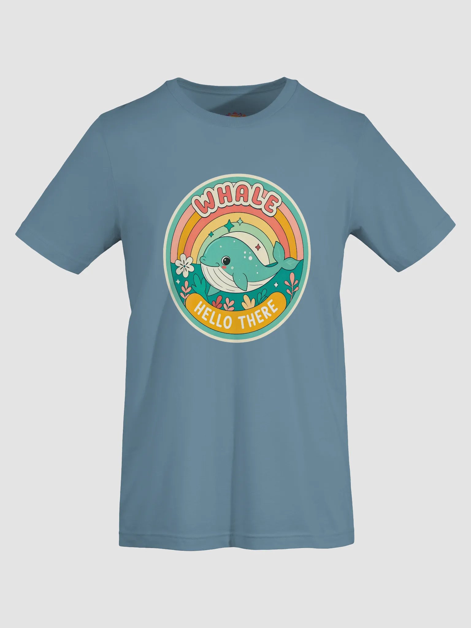 Whimsical Whale Rainbow T-Shirt product image (4)