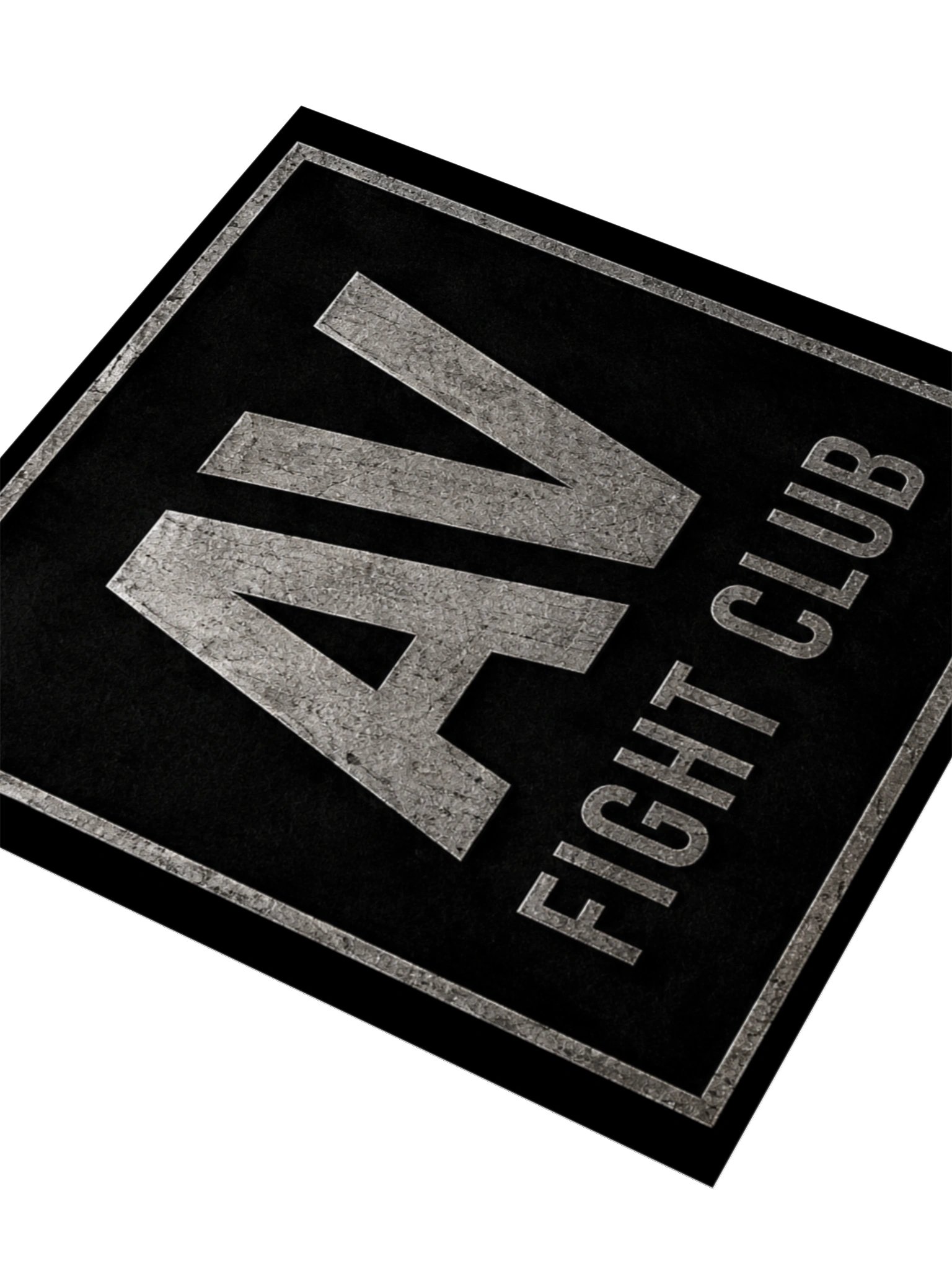 AV FIGHT CLUB LOGO STICKER (SQUARE) product image (8)