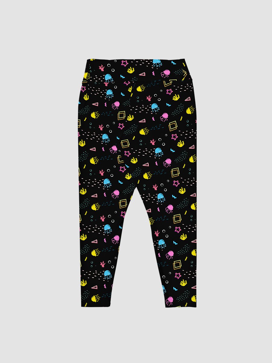 Shifty Seas dark pattern plus size leggings product image (3)