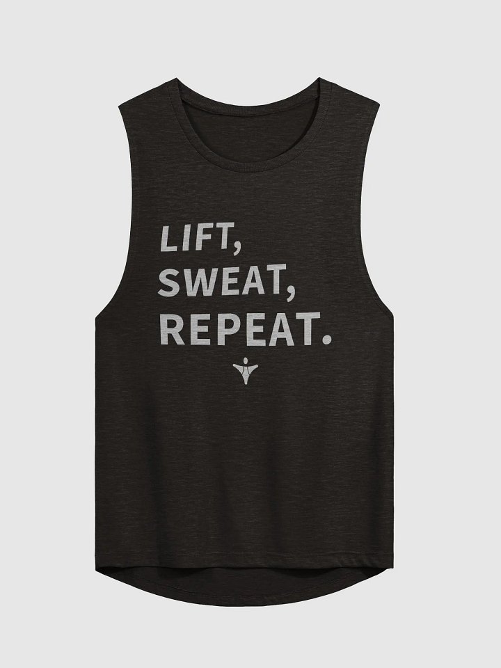 LIFT SWEAT REPEAT | Muscle Tank (Light Text) product image (1)