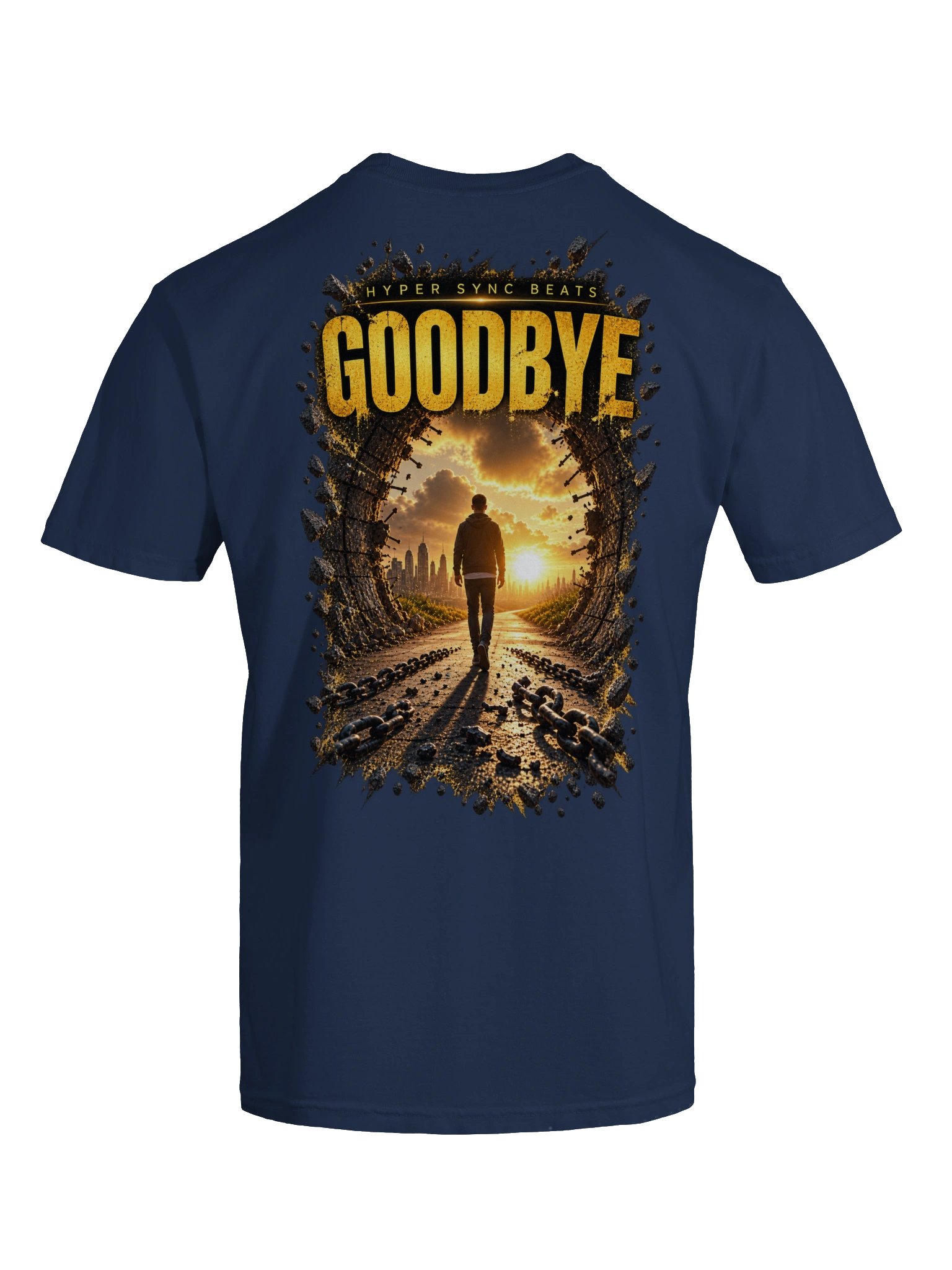 Goodbye—Hyper Sync Beats Premium Heavyweight T-Shirt product image (11)