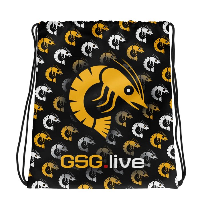 GSG.live Shrimp Drawstring Bag product image (1)
