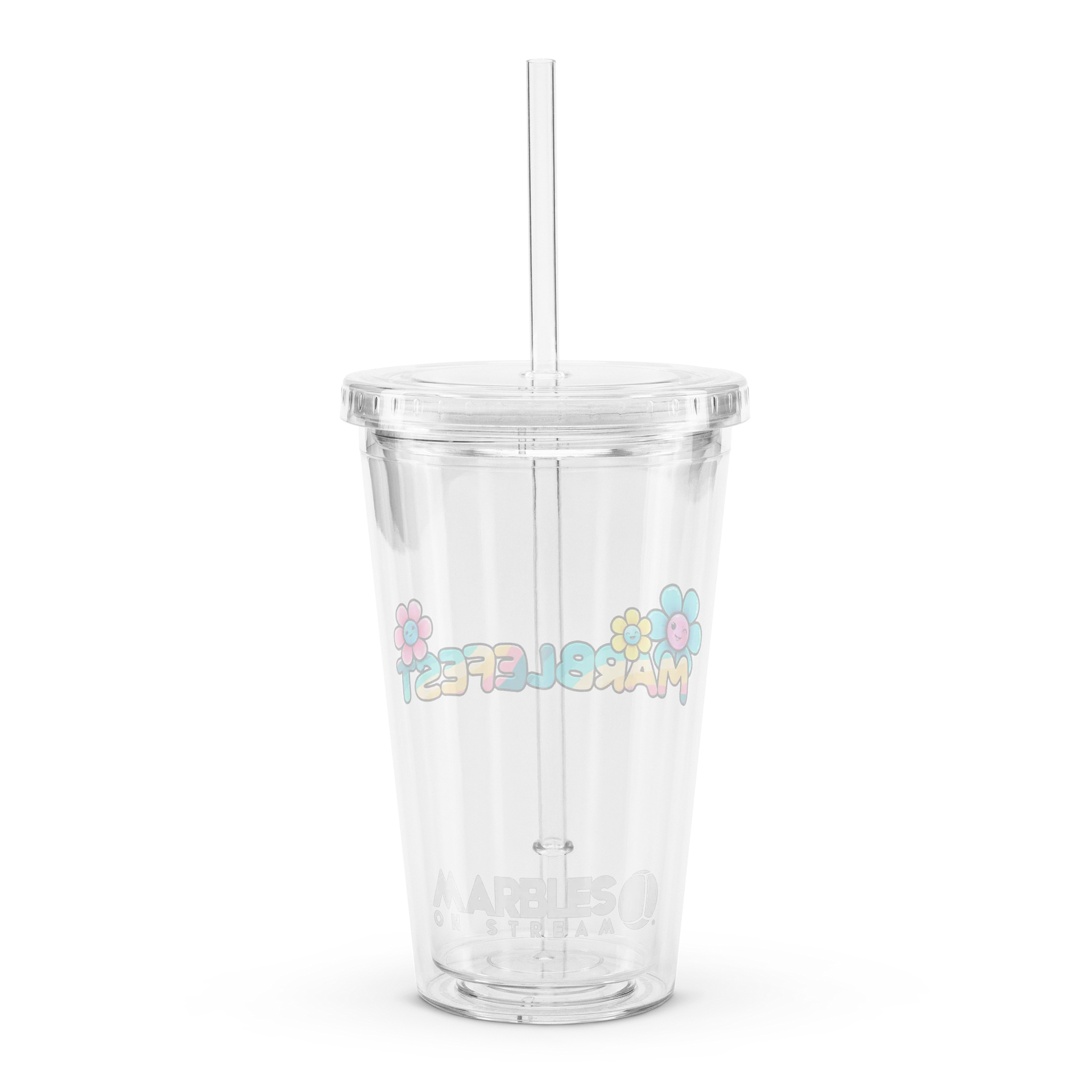 Marblefest June 2026 - Double Wall Clear Plastic Tumbler product image (3)