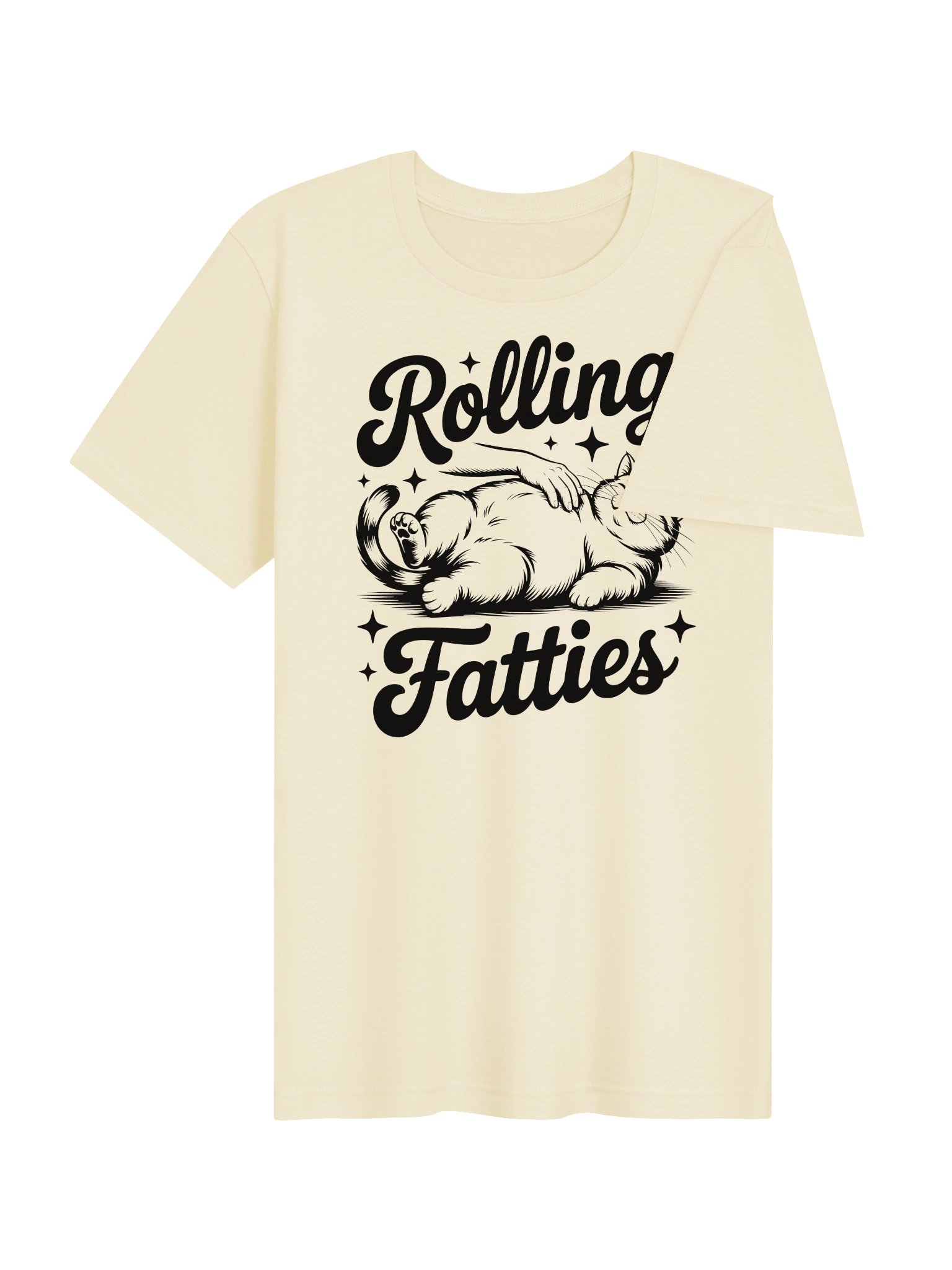 Rolling Fatties T-Shirt | Funny Chubby Cat Massage Tee product image (9)