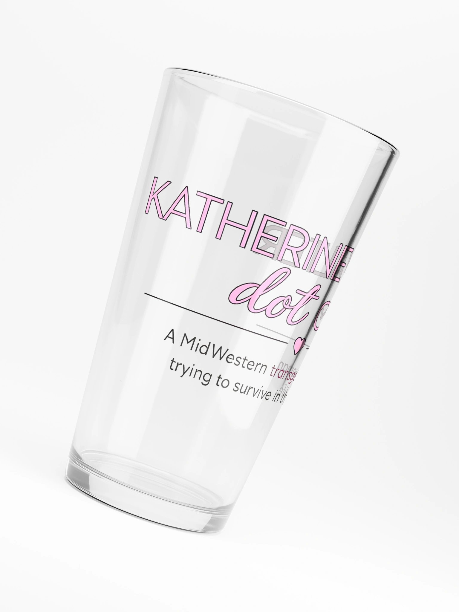 KATHERINE WALTER dot COM Pint Glass product image (6)