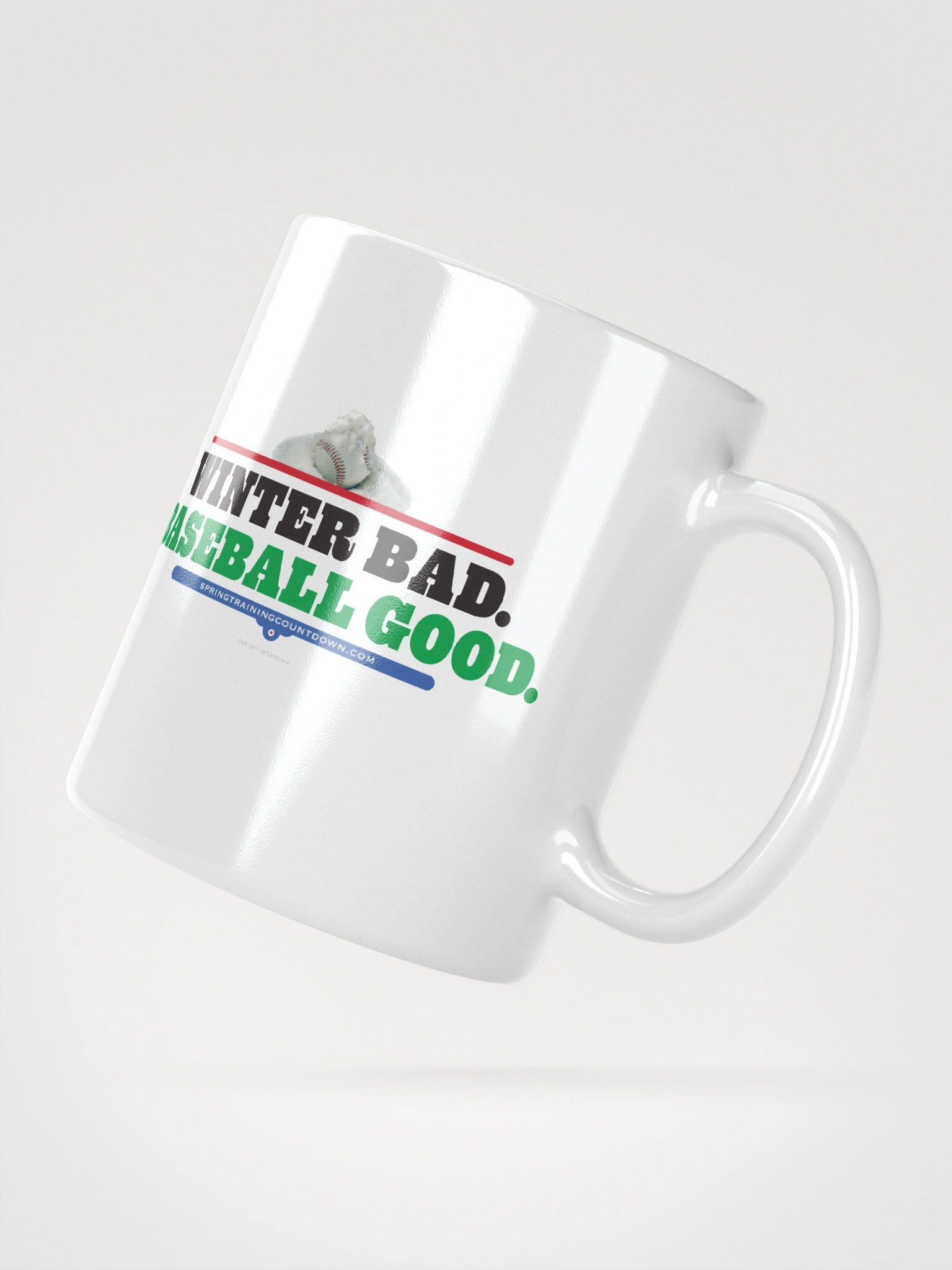 Winter Bad Baseball Good Mug product image (3)