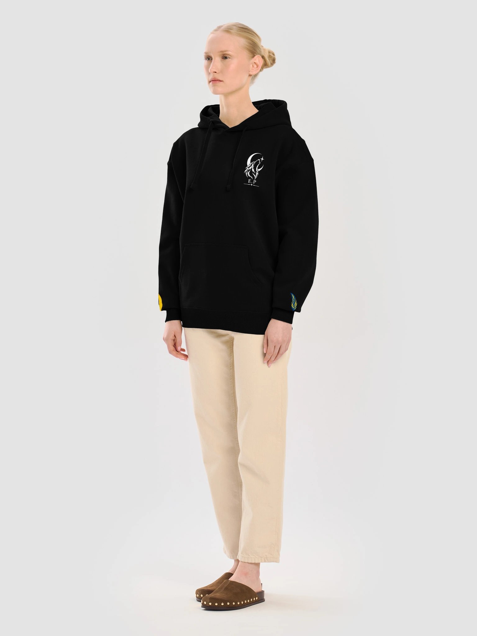 Hoodie Premium - Collection spéciale, Brodé manches + buste / avec dessin arrière, La dernière prière product image (22)