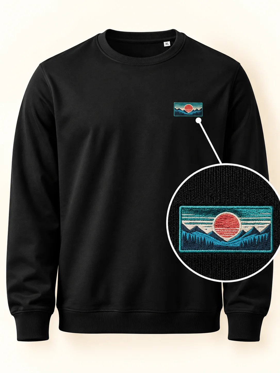 Mountains, nature patch design product image (1)