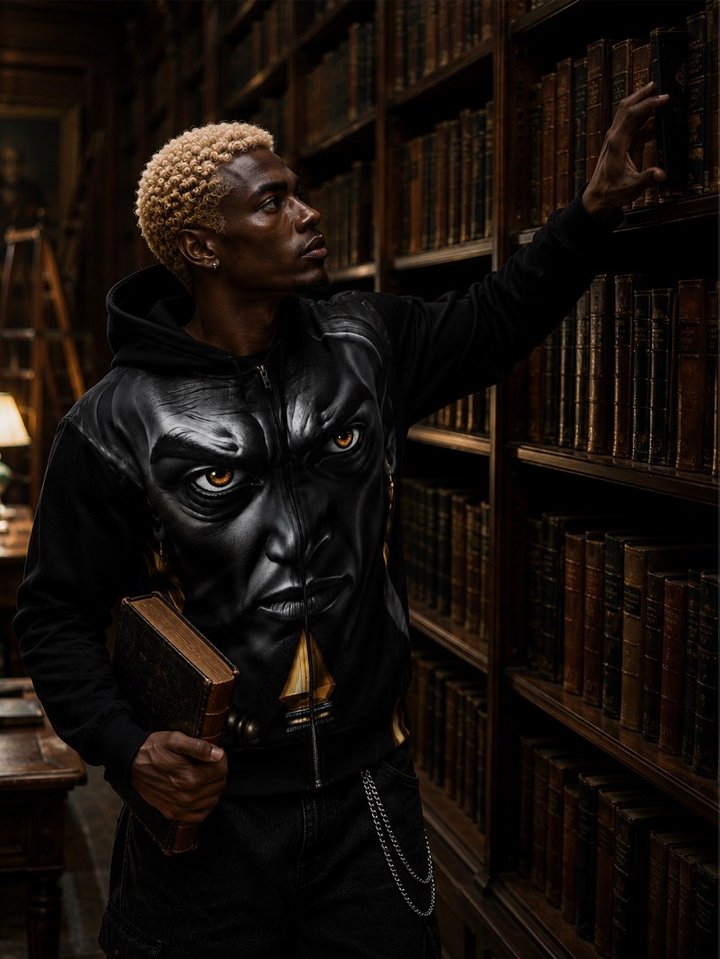 Heru: The Avenging Eye of the Sun Track Jacket - Mythological Track Jacket product image (1)