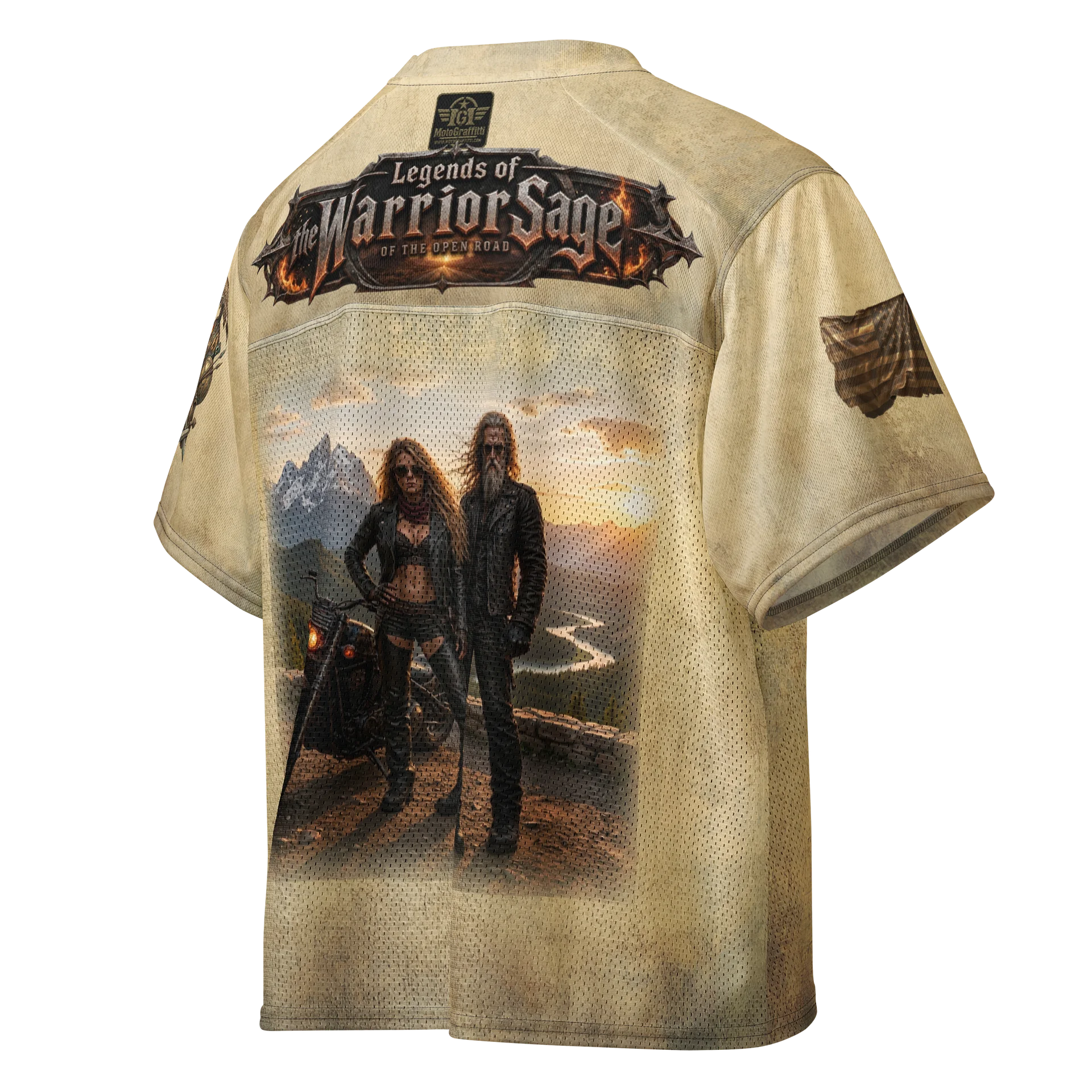 MötoGraffitti Warrior Sage Land of the Free Football Jersey product image (4)