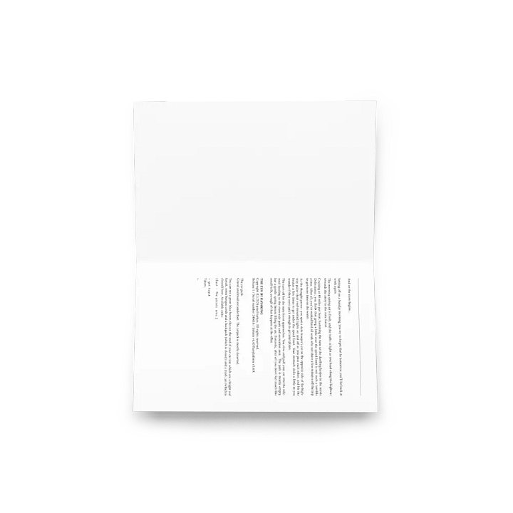The Zen of Kayaking keepsake card product image (2)