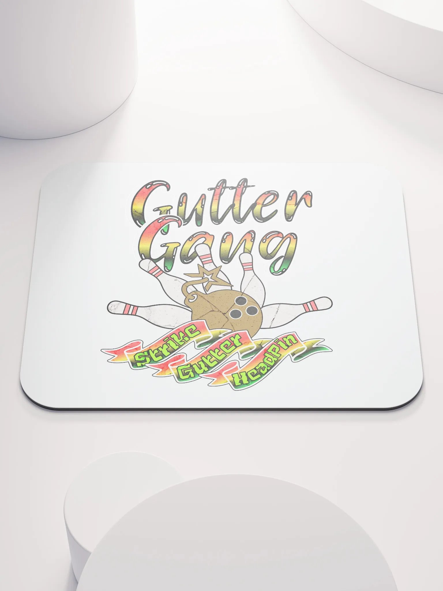 Gutter Gang Bowling Mouse Pad product image (2)