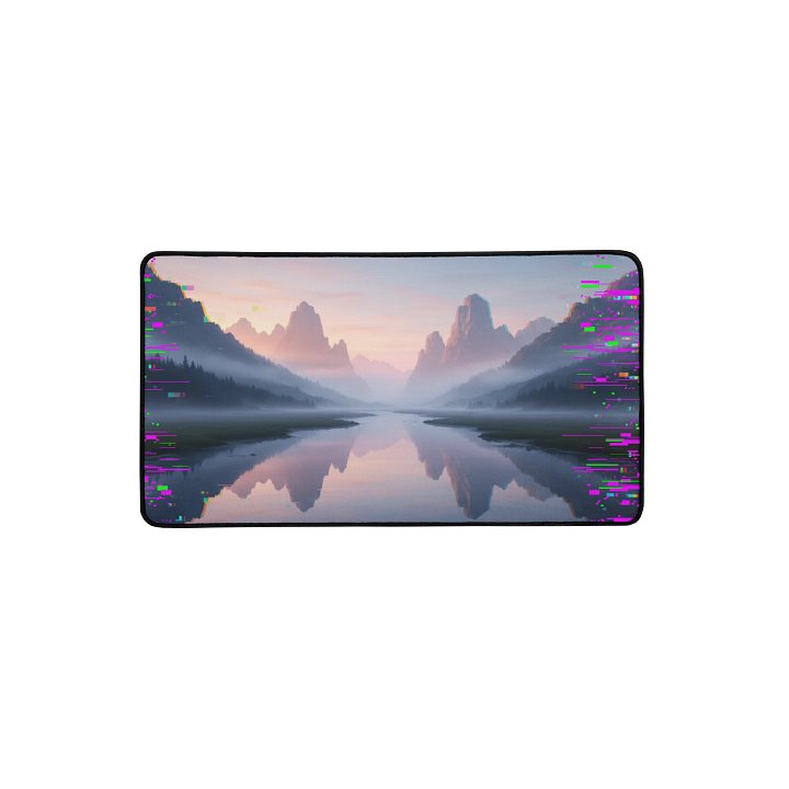 Glitch Haven Desk Mat | Anti-Slip Gaming and Work Mat product image (2)