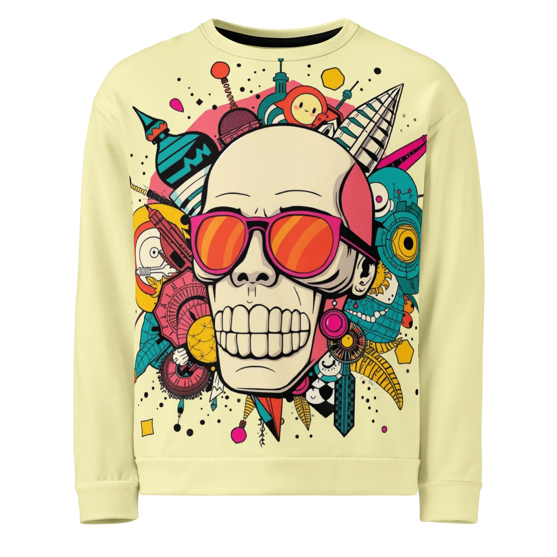 Eclectic Skull Visionary Unisex Sweatshirt product image (1)