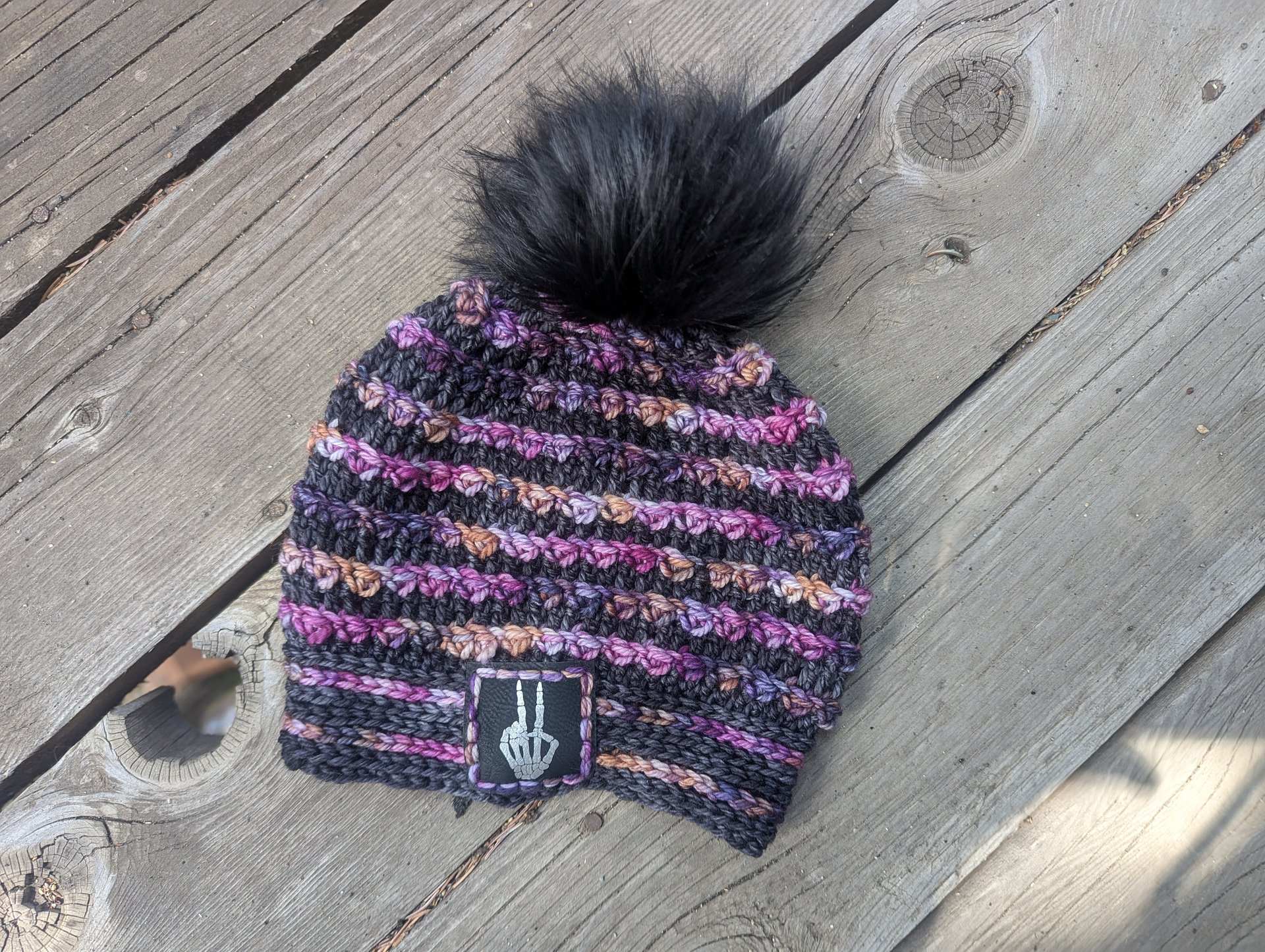 Liberty Beanie - Black/Purple product image (1)