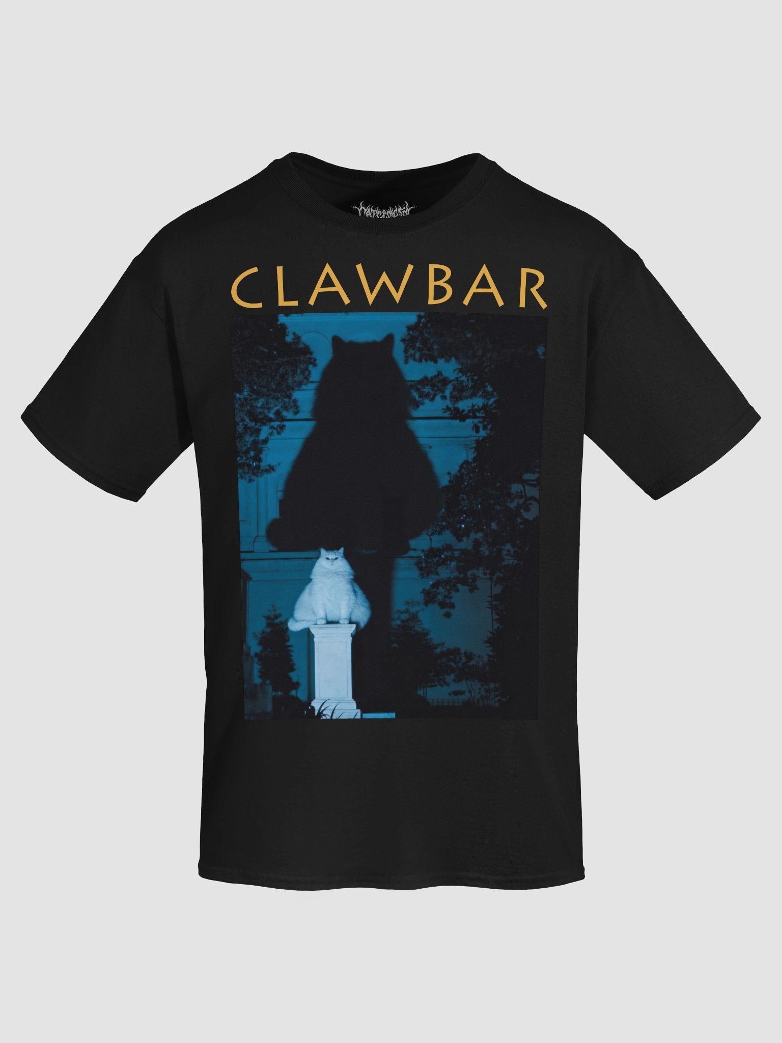 CLAWBAR FELINE EXCESS TEE — CROWBAR PARODY MERCH product image (5)