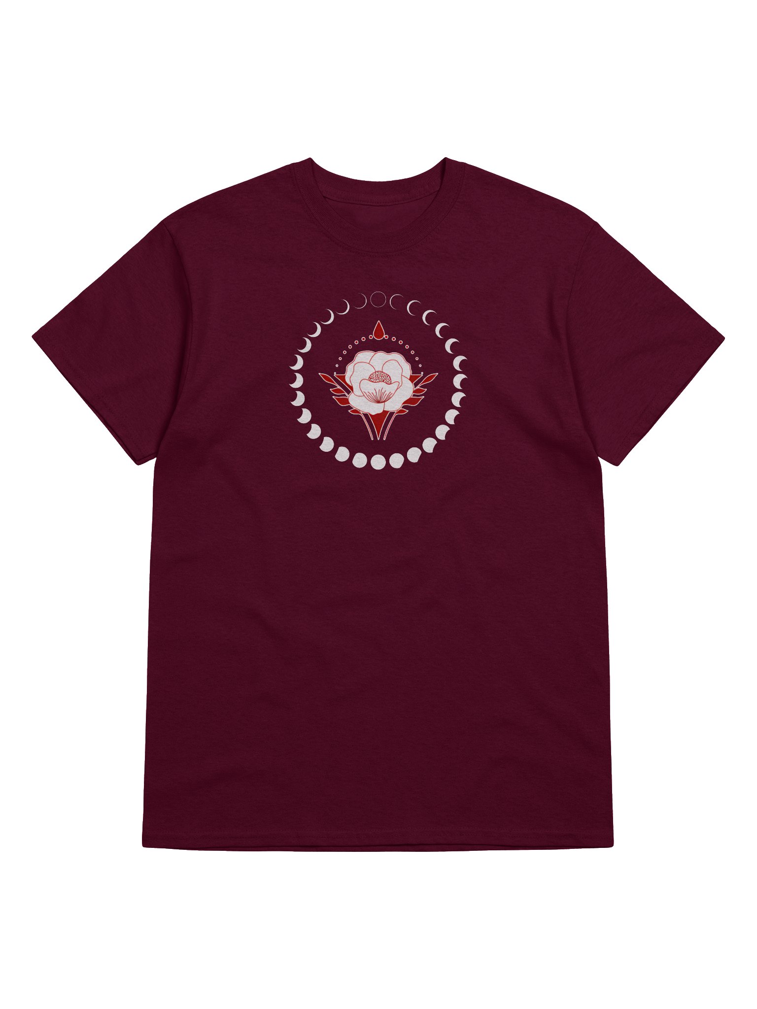 Mystic Dark Moon Blooming Rose - Well Women Rising T-Shirt product image (17)