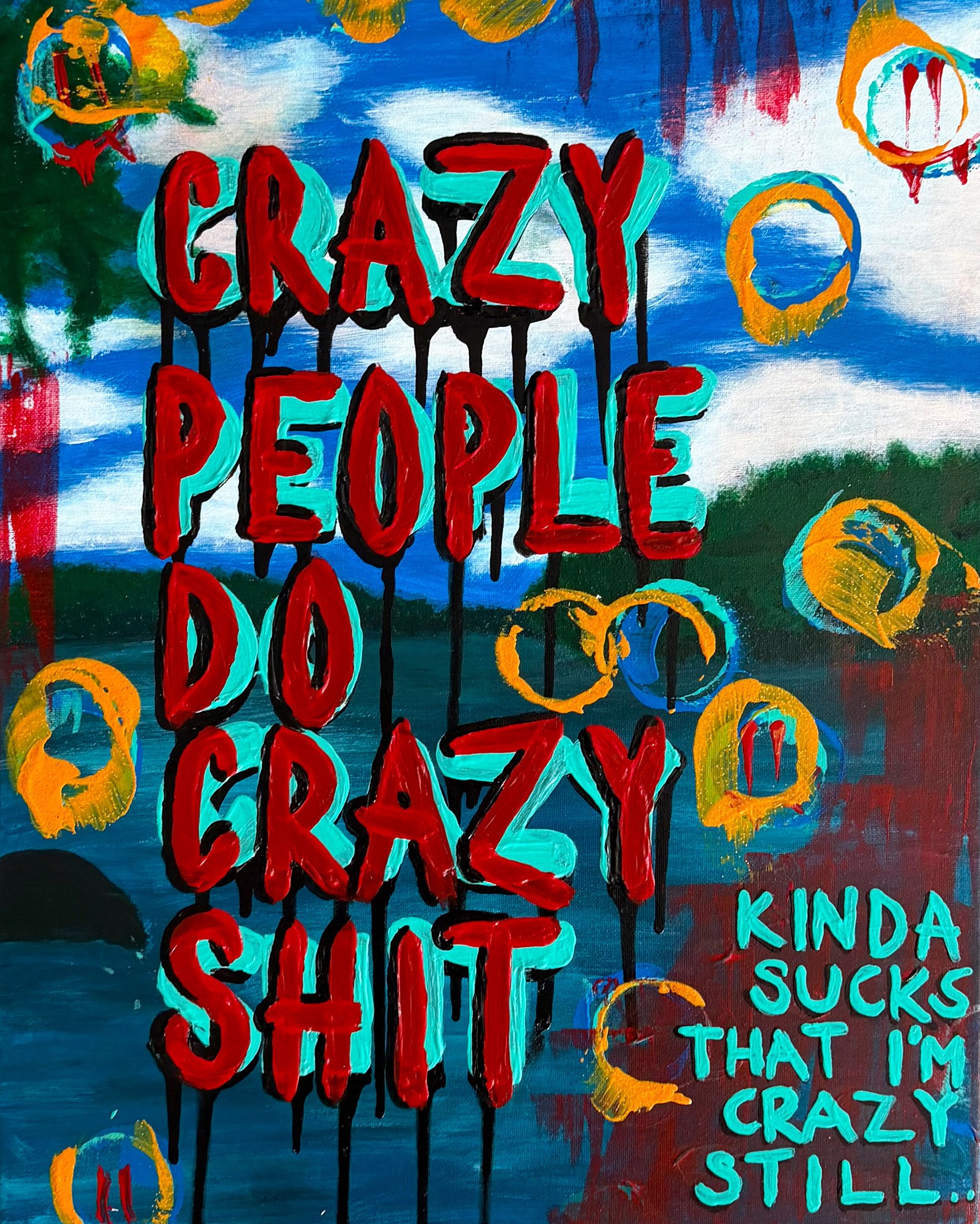 “Crazy people” Print product image (1)