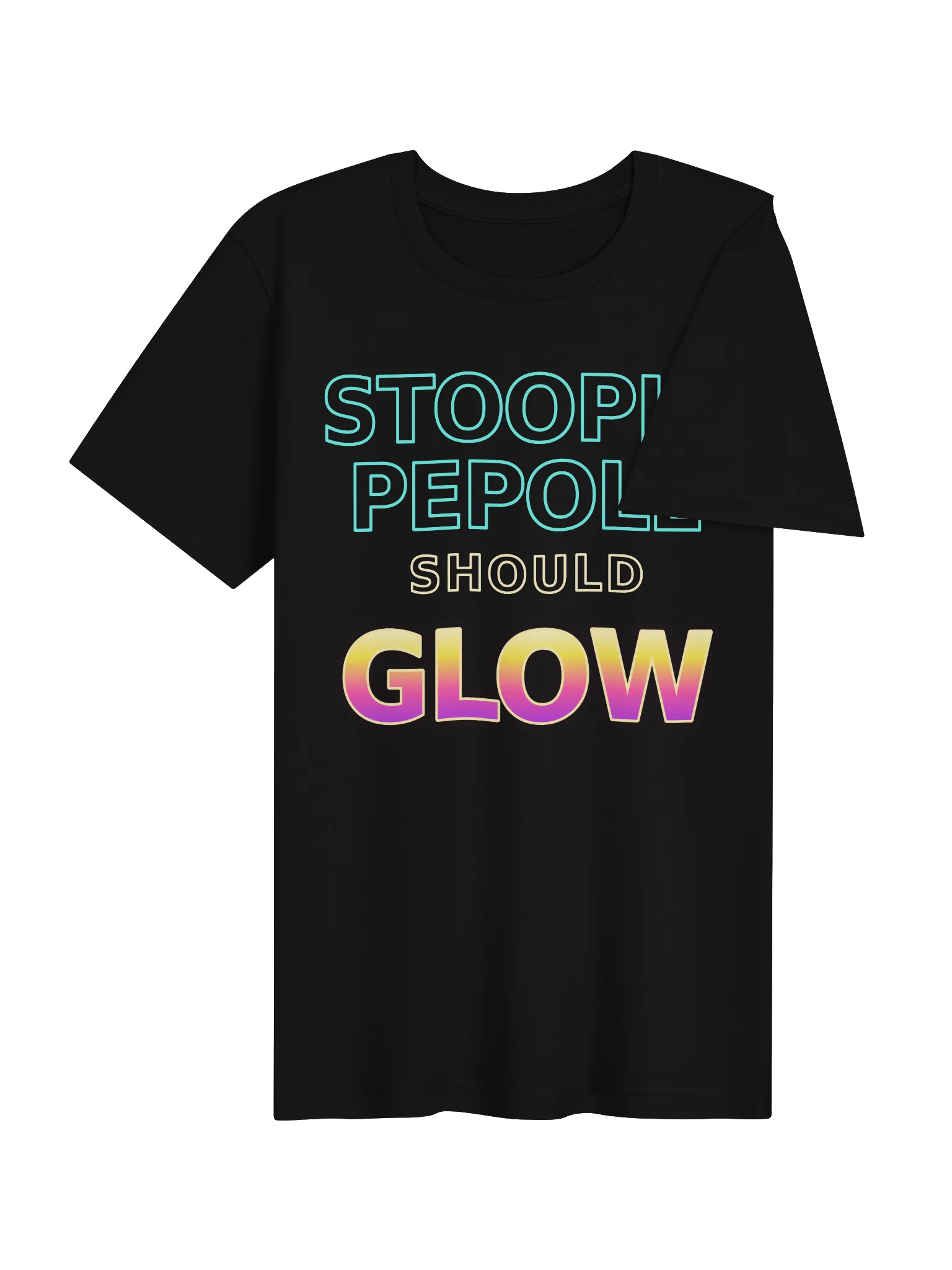 Stoopid Pepole Should Glow (Black/Navy) product image (6)