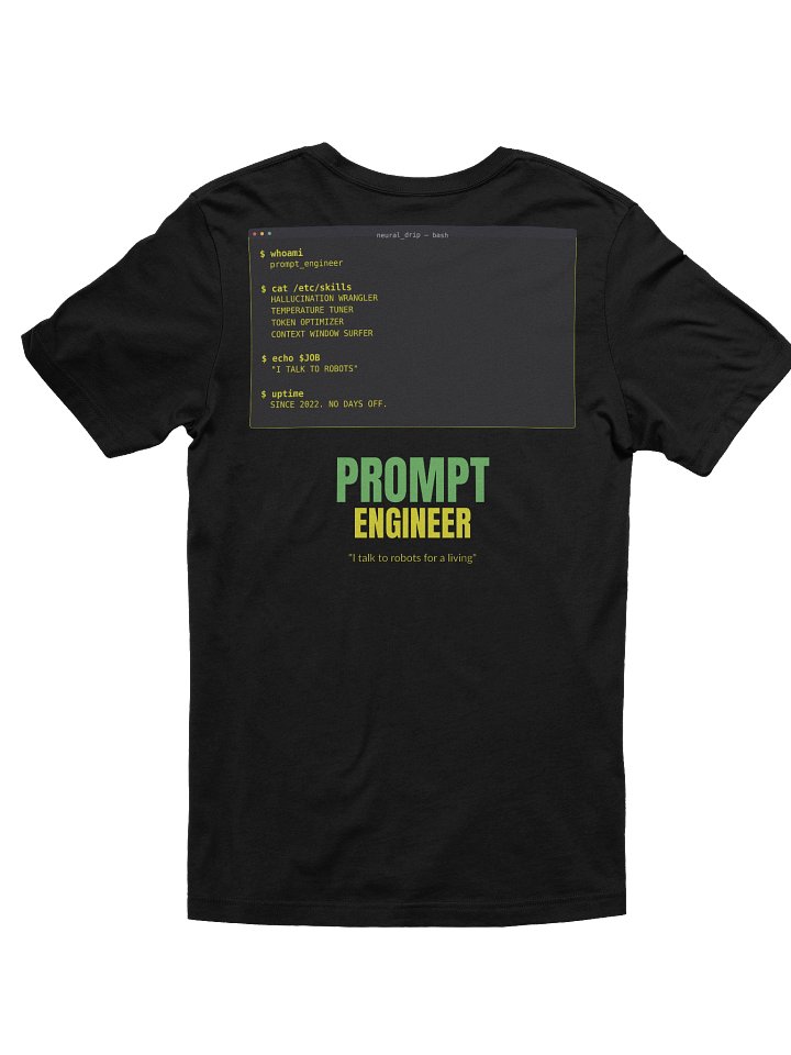 Prompt Engineer Graphic Streetwear Tee product image (26)
