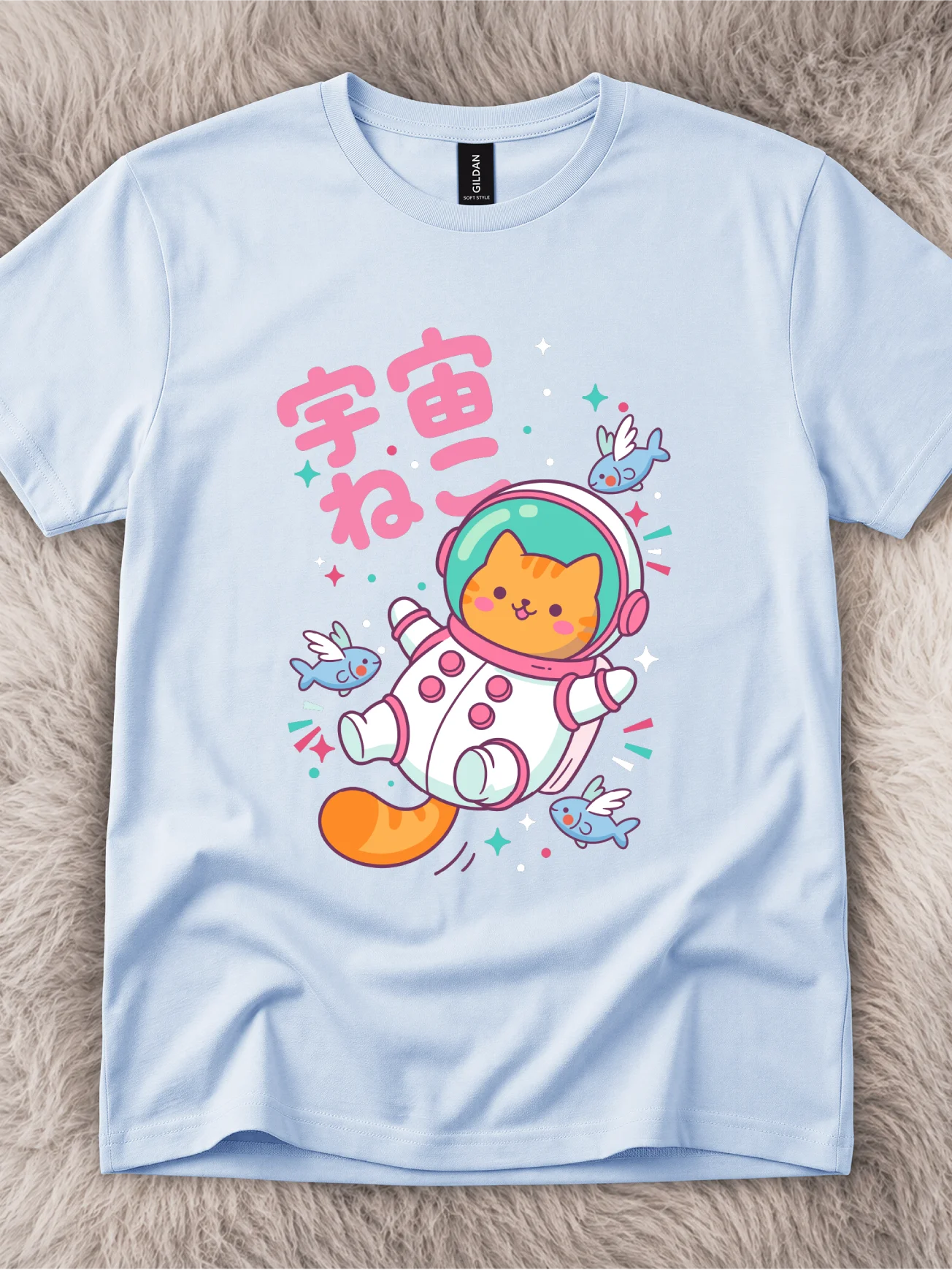 Space Cat Orange Cat Shirt product image (1)