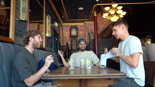 The boys embark on a pub crawl but each pub gets worse… tomorrow at 7pm