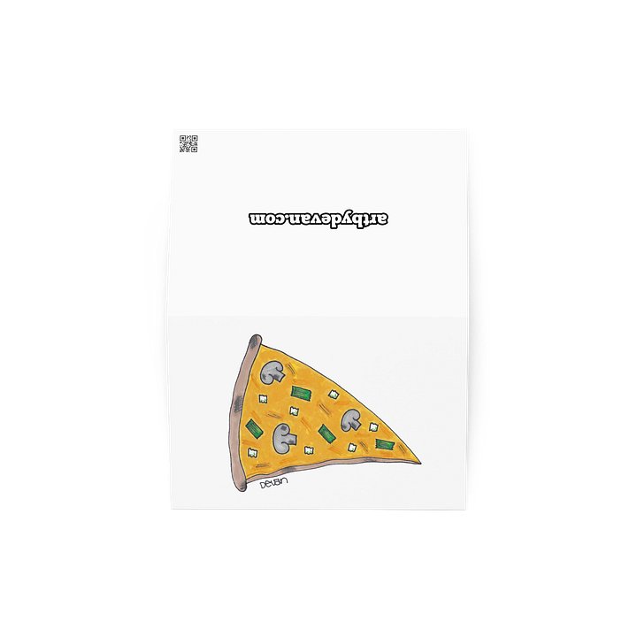 Pizza Pick Up Line Card: Veggie product image (2)