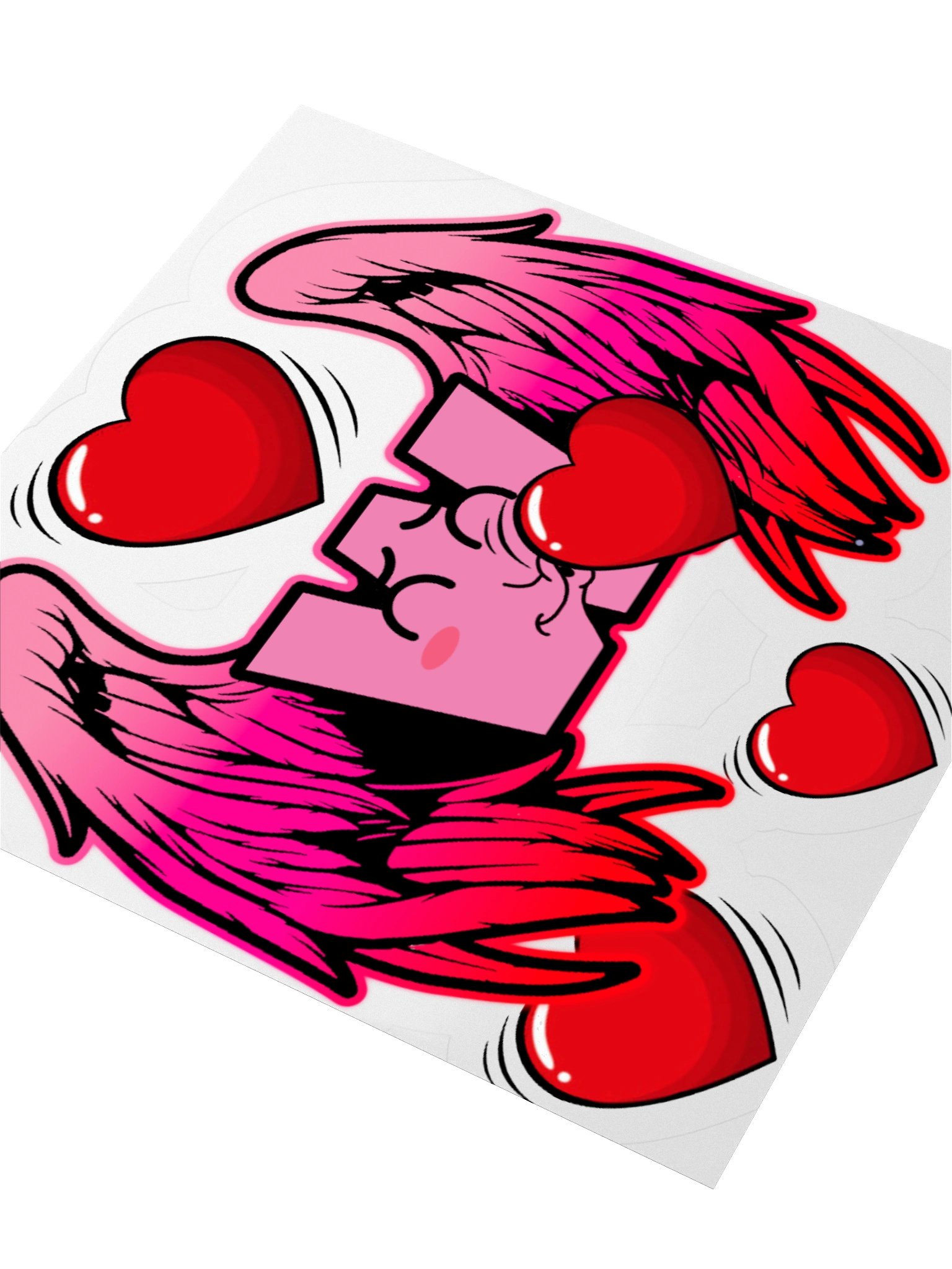 Whimsical Winged W Sticker product image (8)