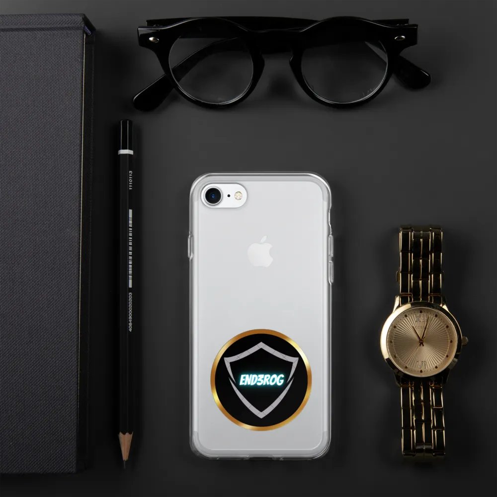 Glowing Shield Logo Clear iPhone Case product image (329)
