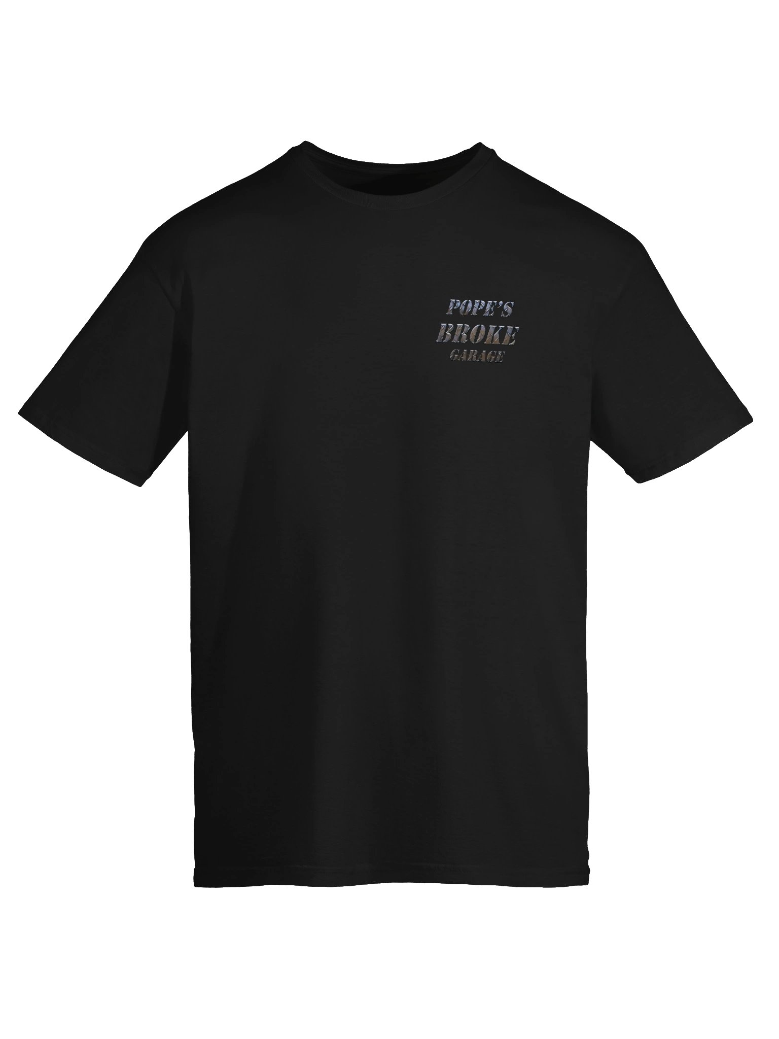 Pope’s Broke Garage Metallic Logo Tee product image (5)