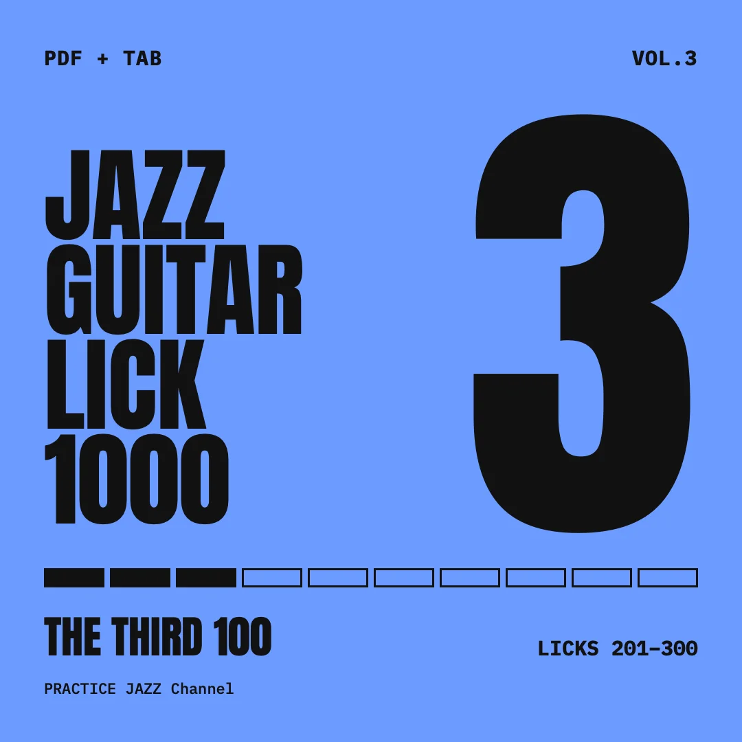Jazz Guitar Licks 1000 – Vol. 3: Licks 201–300 (PDF TAB) product image (1)