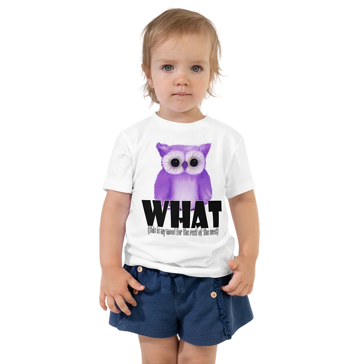 Owl "WHAT", Toddler T-Shirt - Bella+Canvas product image (2)