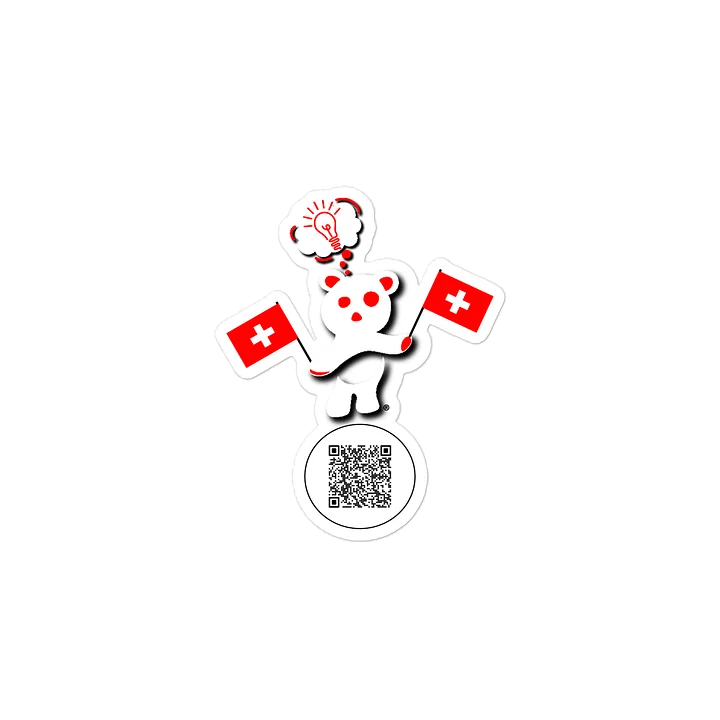 Switzerland — Country Bear Sticker | BehrBrained Media product image (2)