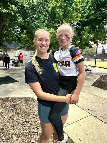 Got to watch one of my virtual girls pitch this weekend! (aka my niece) 
She has been working hard on her pitching and got 5 ...