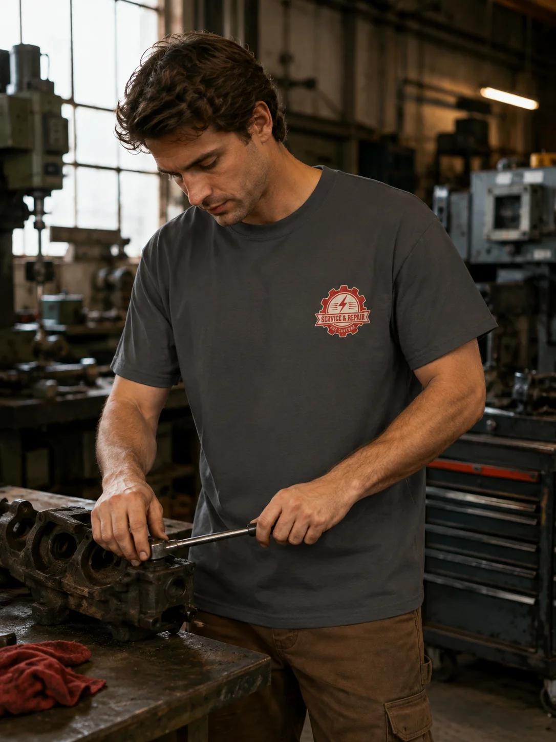 Service & Repair Heavyweight T-Shirt product image (6)
