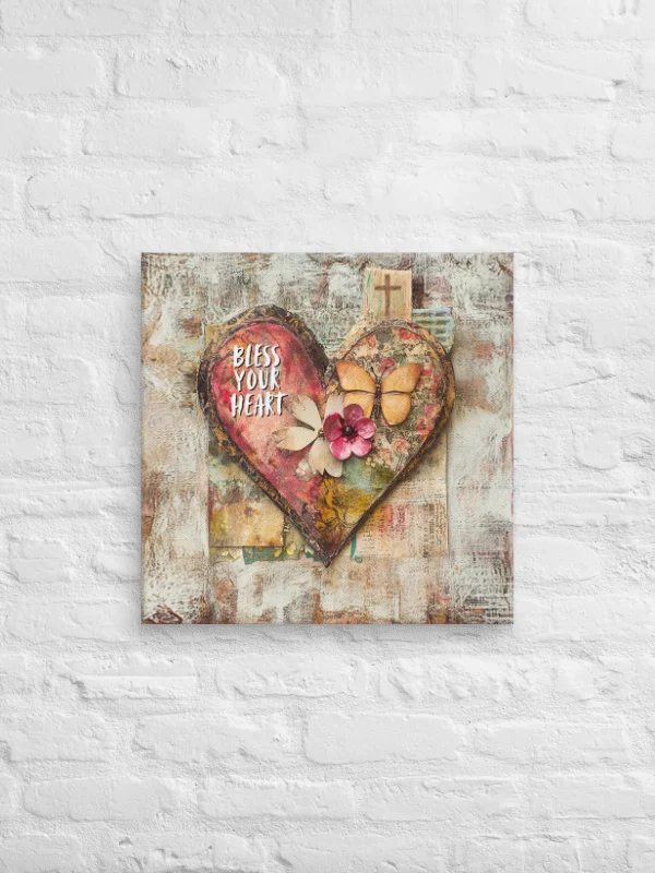 Bless Your Heart: Canvas Print product image (2)