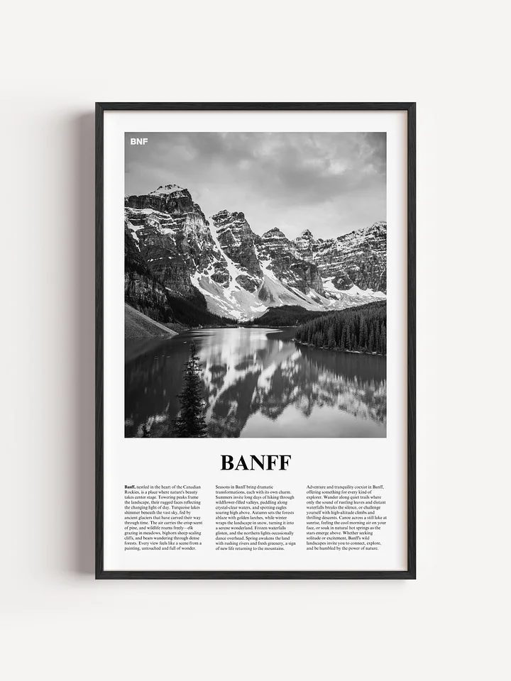 Banff 01 Newspaper Poster product image (1)