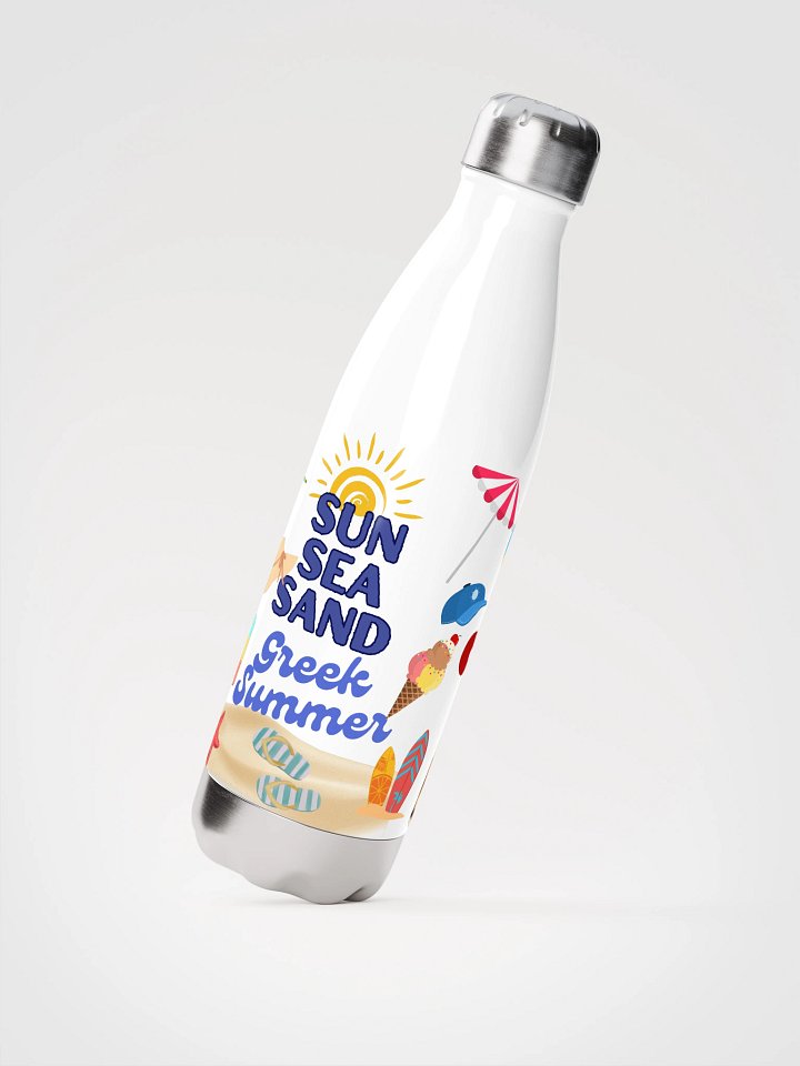 Summer Vibes Stainless Steel Water Bottle product image (2)