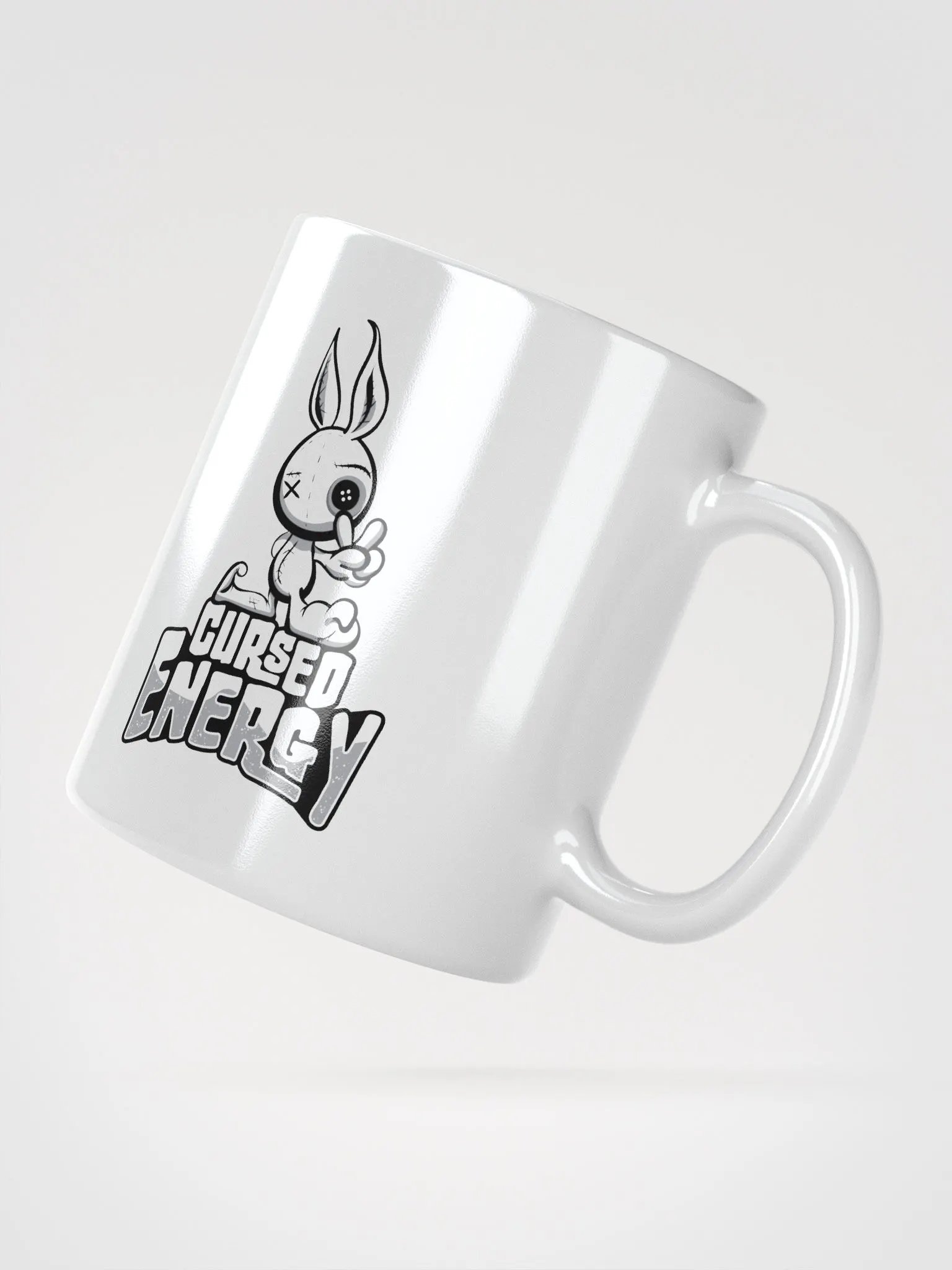 Cute & Creepy "Cursed Energy" Voodoo Doll Mug product image (2)