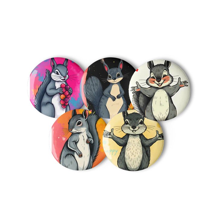 Radiant Squirrel Happiness Pin Set product image (3)