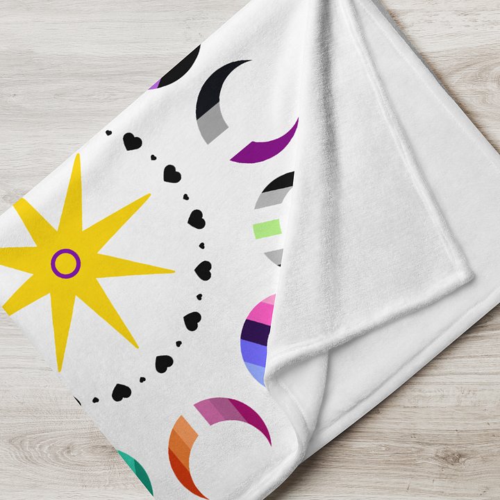 Cozy Nights Printed Throw Blanket Star and Moons product image (7)