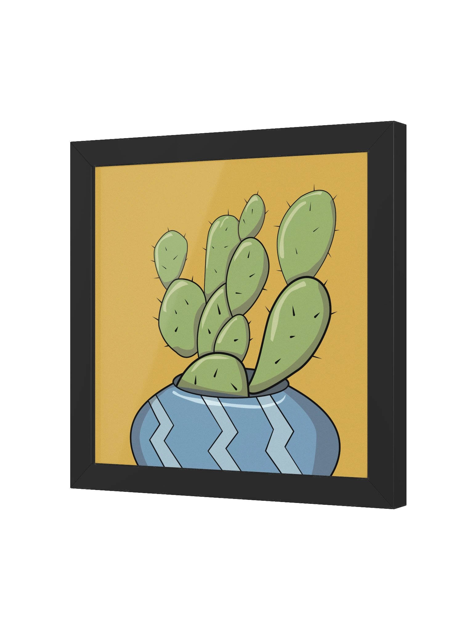 Some-Bunny To Love: Botanical Cactus Framed Wall Art product image (3)