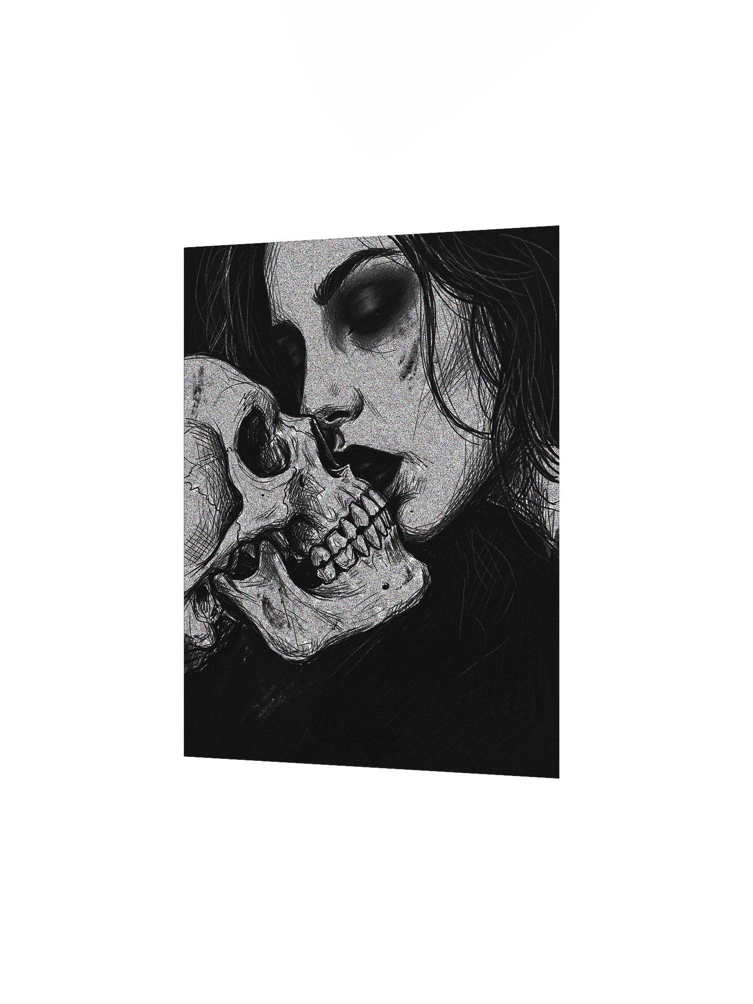 Black Lipstick Matte Paper Print product image (3)