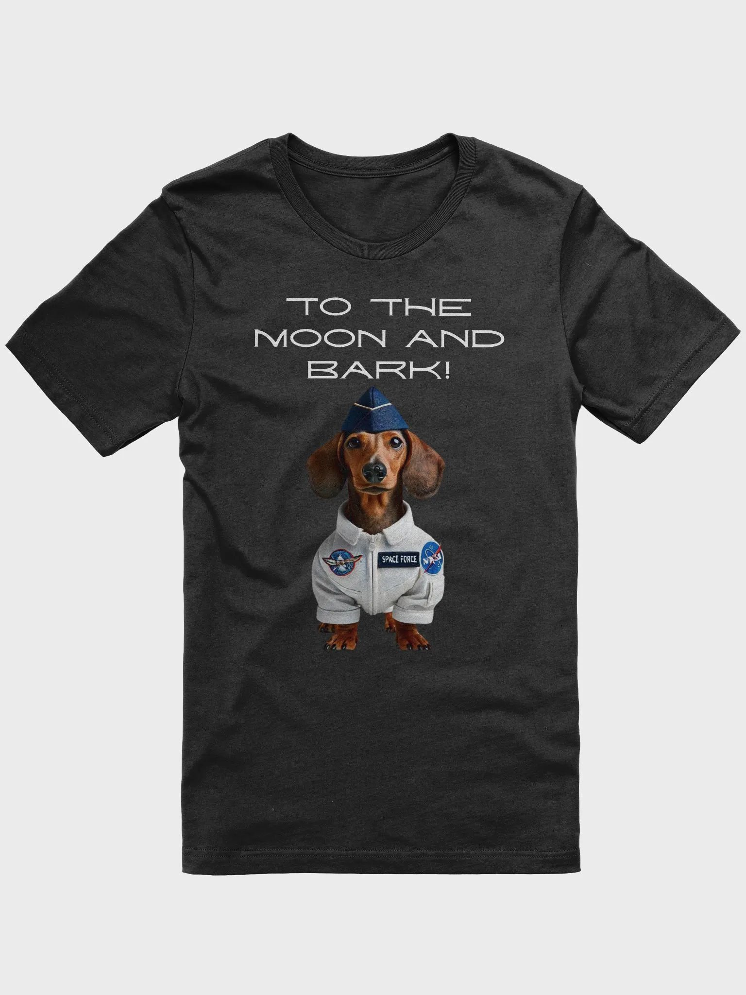 To the Moon and Bark! T-Shirt product image (1)