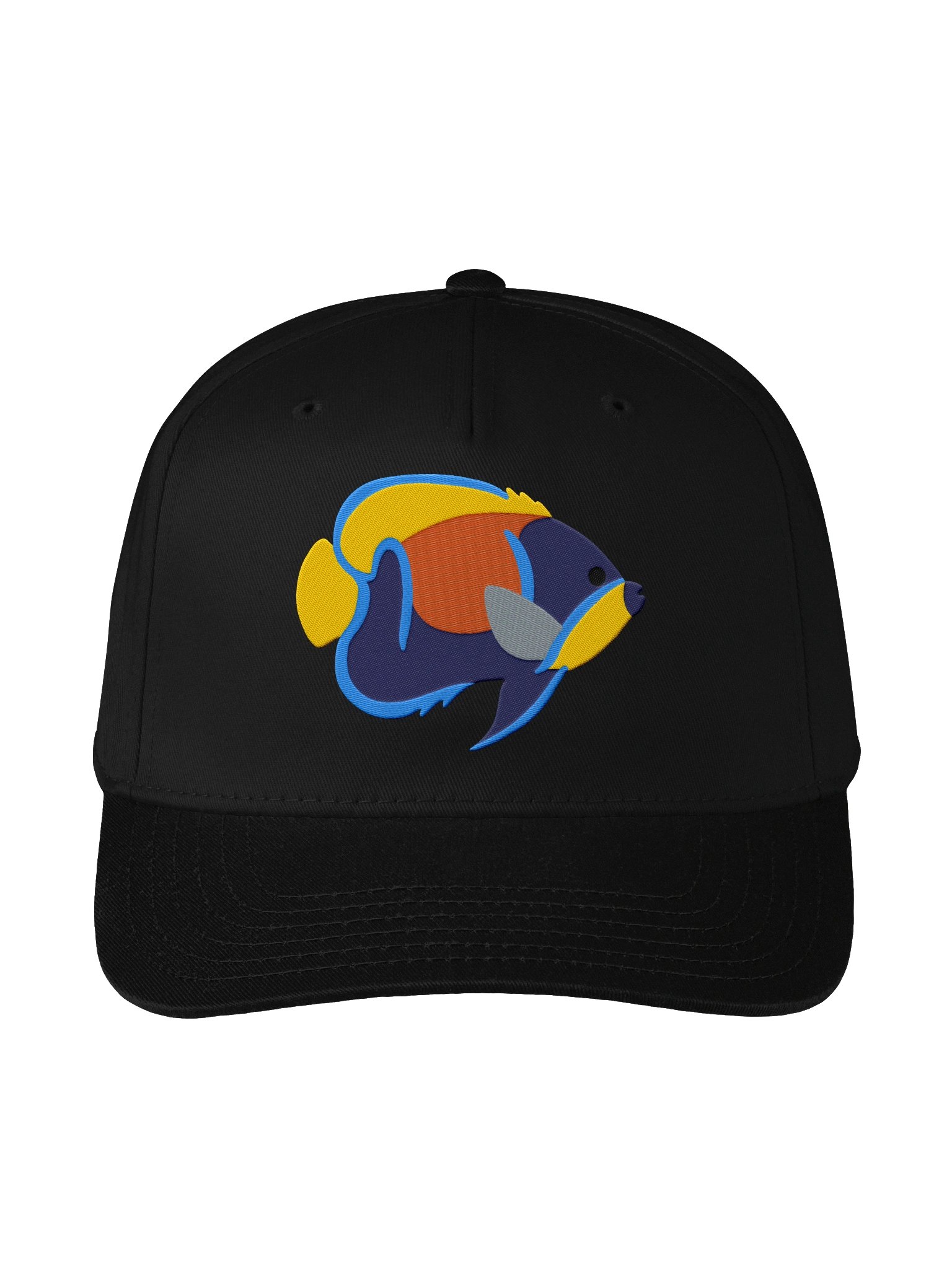 Majestic Angelfish Mid-Profile Baseball Cap (Embroidered) for Reef and Marine Aquarium Lovers product image (1)
