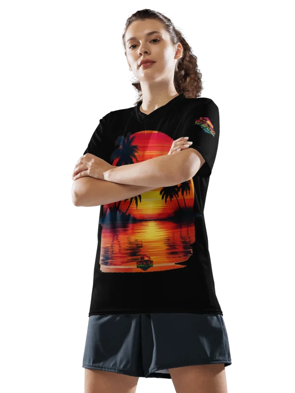 LIMITED EDITION - CNX Core All-over print Unisex Tee — Digital Neo Tropicalism 002 product image (4)
