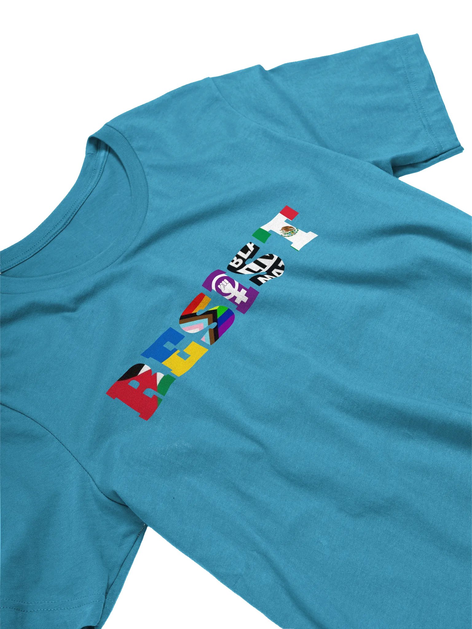 Resist Flag Typography T-Shirt product image (2)