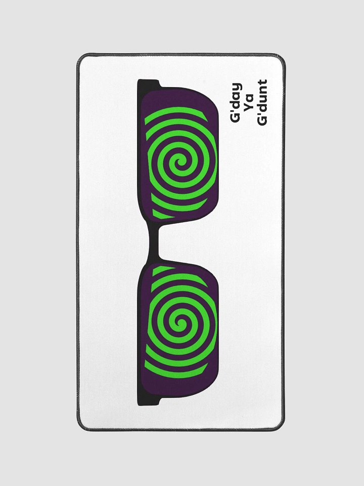 G'day Ya G'dunt - White desk mat product image (1)