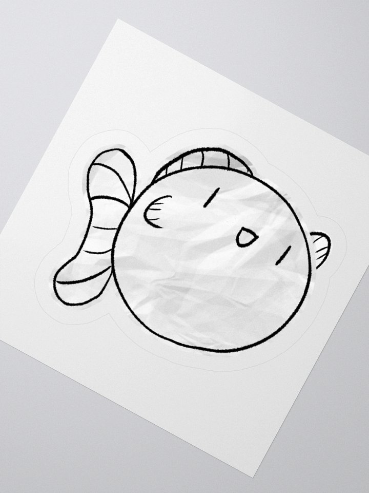 Waving Dockie Kiss Cut Stickers product image (2)