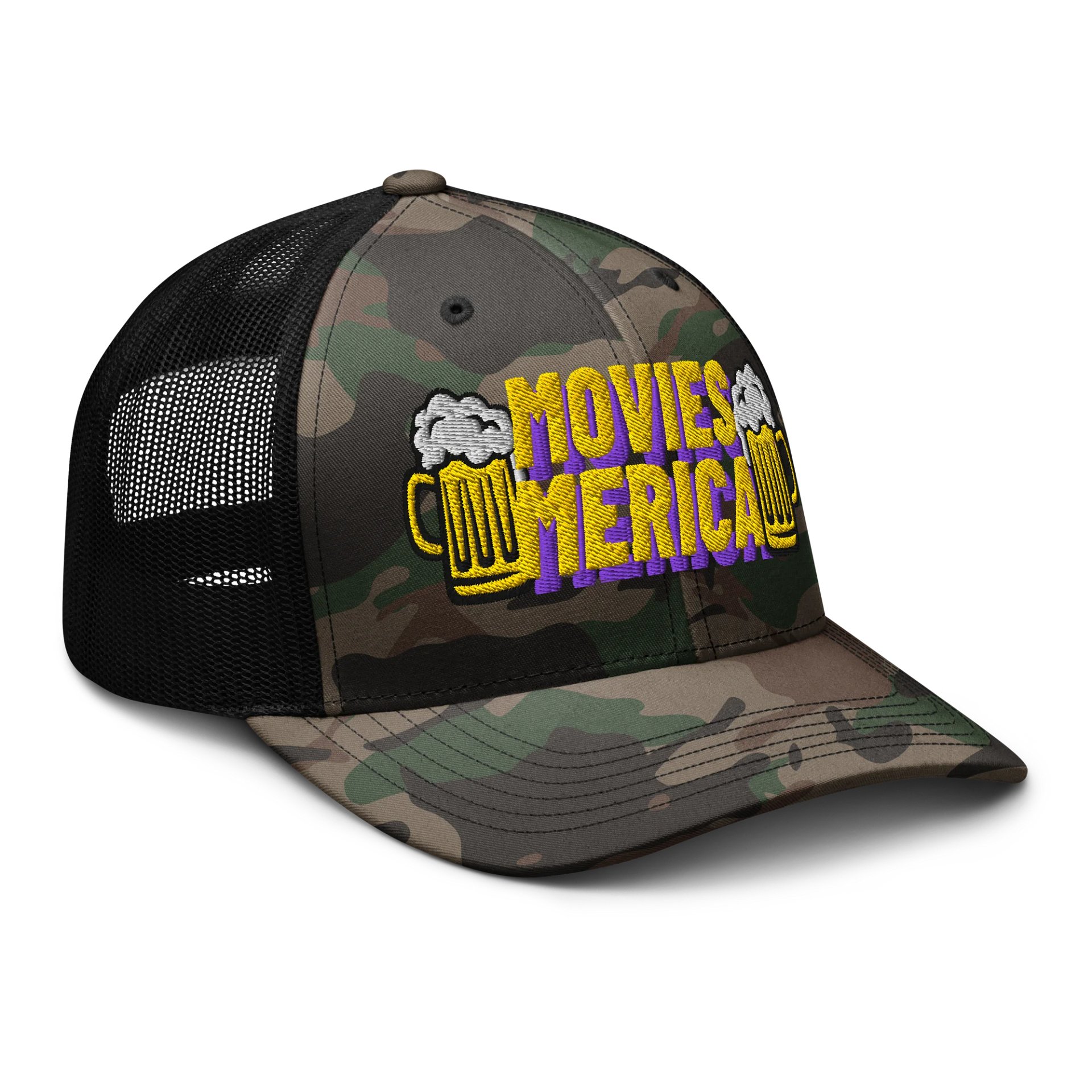 Big Mugs Camo Trucker Hat - Embroidered product image (6)